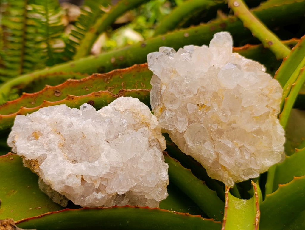 Natural Solwezi Quartz Plate Specimens x 12 From Solwezi, Zambia
