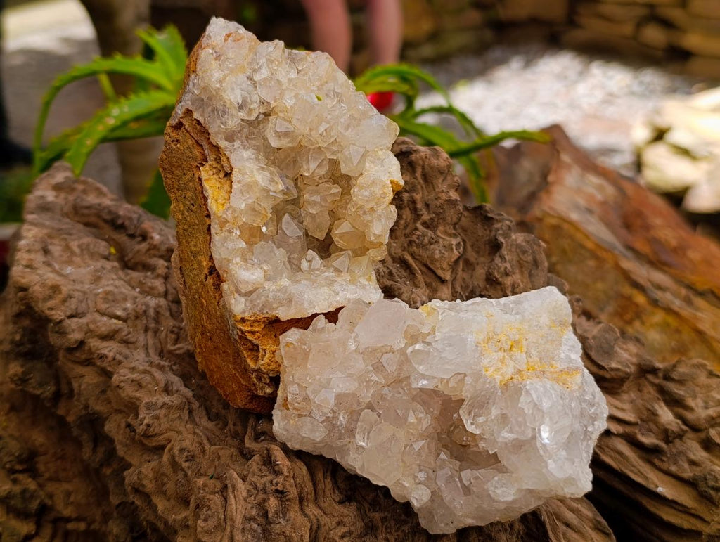 Natural Solwezi Quartz Plate Specimens x 12 From Solwezi, Zambia