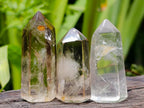 Polished Mixed Quartz Crystal Points x 35 From Madagascar
