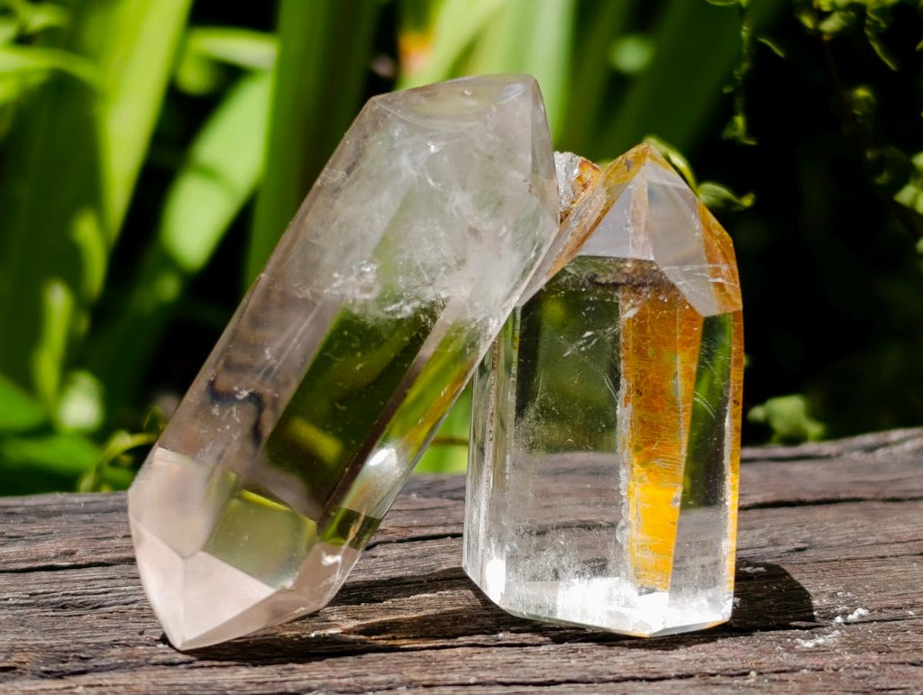 Polished Mixed Quartz Crystal Points x 35 From Madagascar