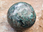 Polished Emerald Mica 'Mutokolite' Spheres x 2 From Mutoko, Zimbabwe