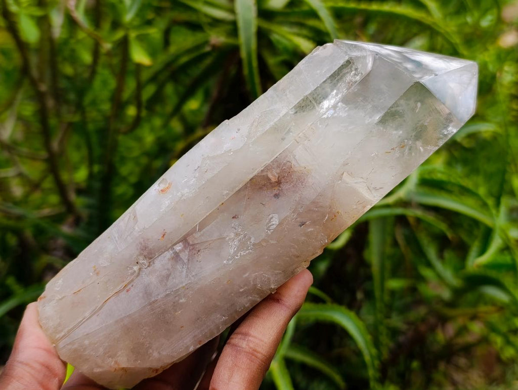 Polished Large Smokey Quartz Crystals x 2 From Angola