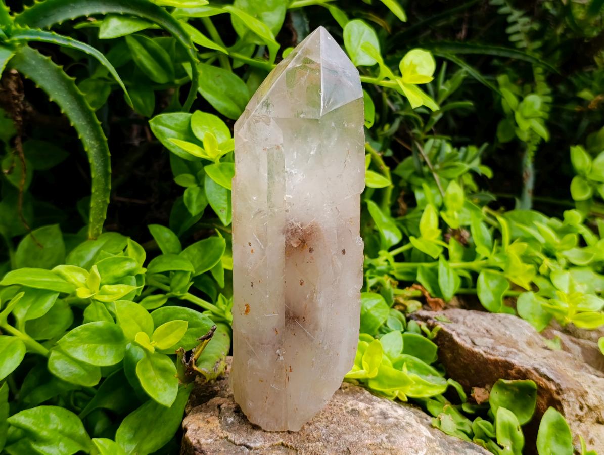 Polished Large Smokey Quartz Crystals x 2 From Angola