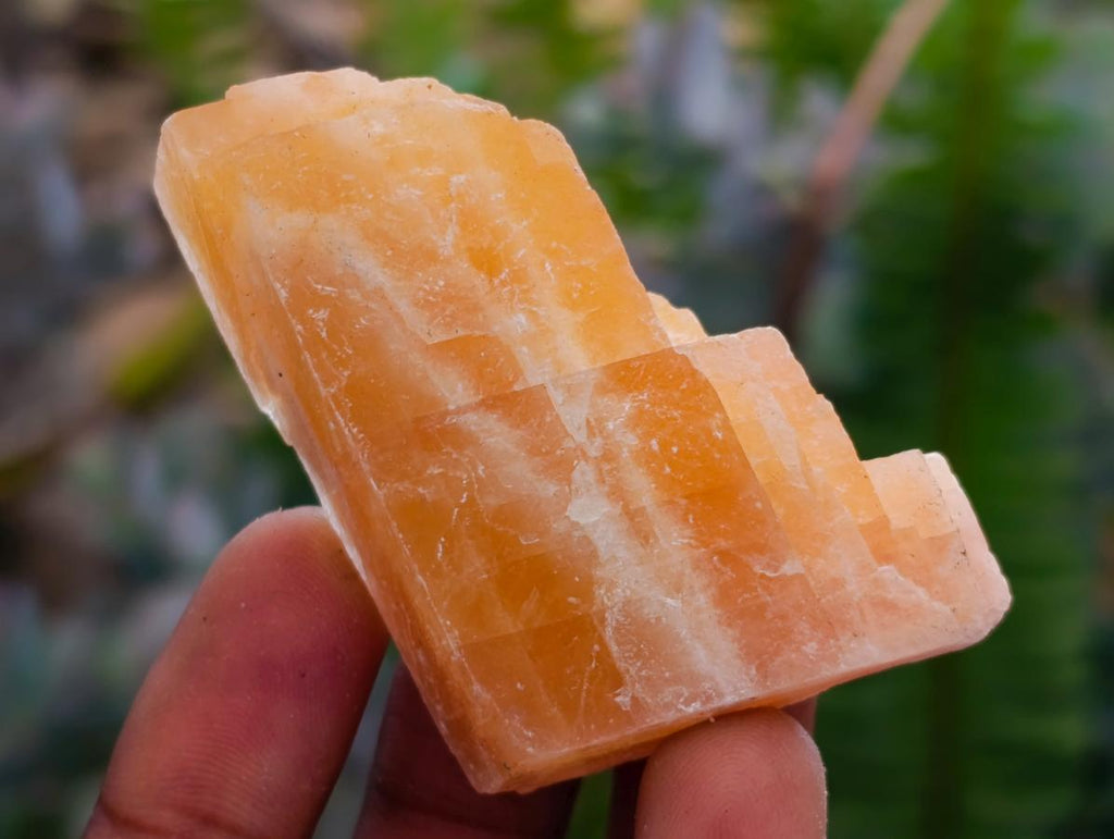 Natural Rhombohedral Sunset Orange Calcite Specimens x 24 From Spitzkop, Namibia