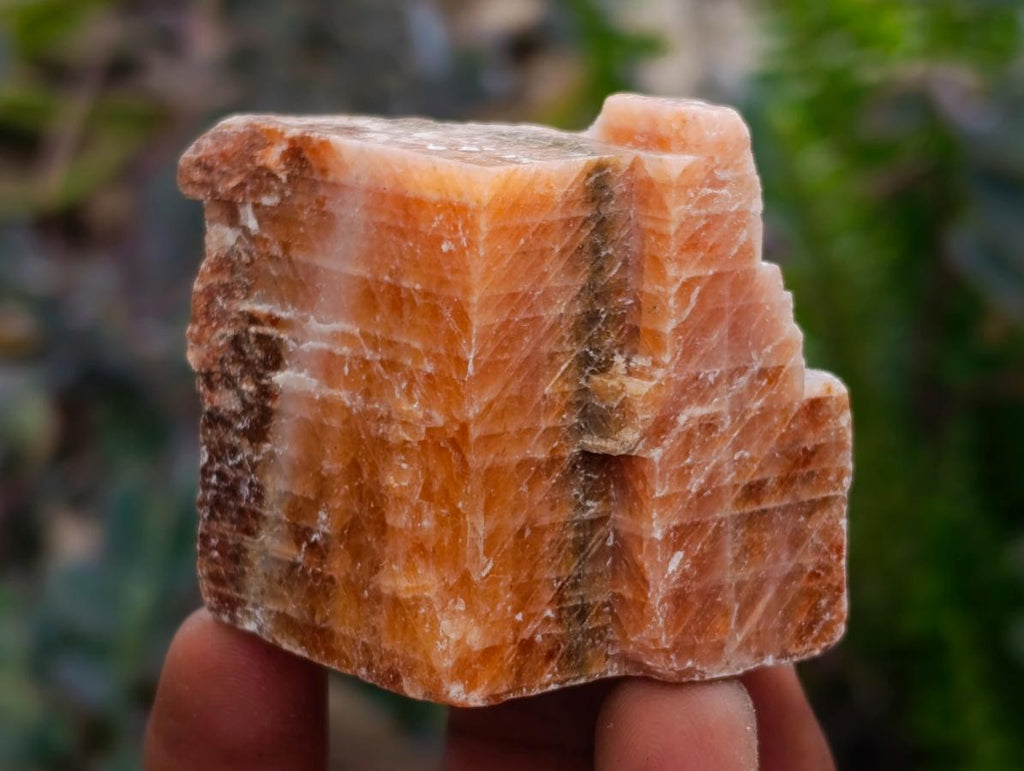 Natural Rhombohedral Sunset Orange Calcite Specimens x 24 From Spitzkop, Namibia