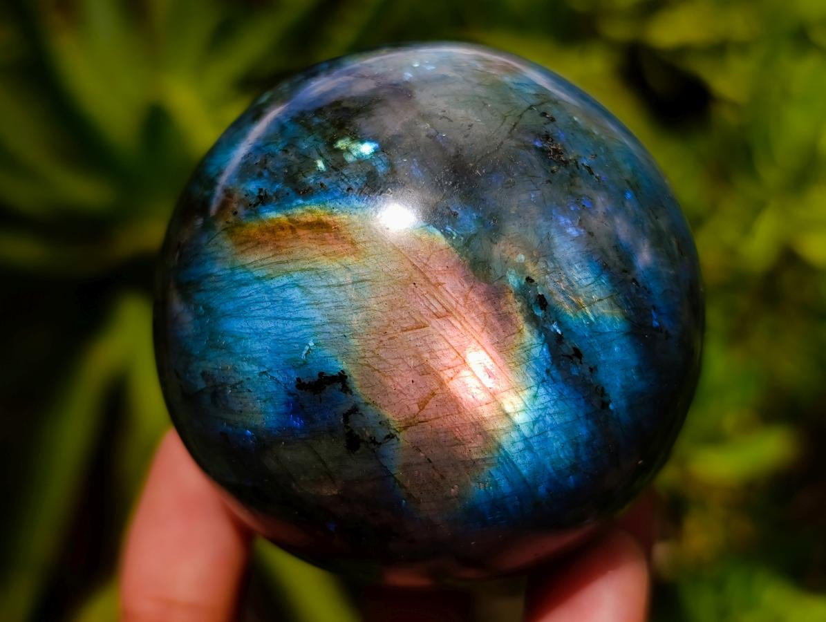 Polished Labradorite Spheres x 4 From Madagascar