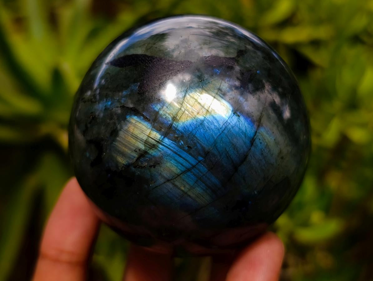 Polished Labradorite Spheres x 4 From Madagascar