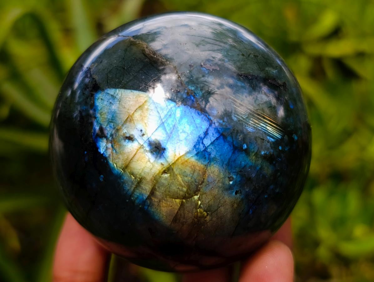 Polished Labradorite Spheres x 4 From Madagascar