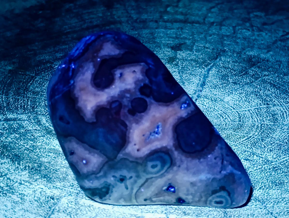 Polished Cobaltion Calcite in Dolomite Free Forms x 6 From Kakanda, Congo