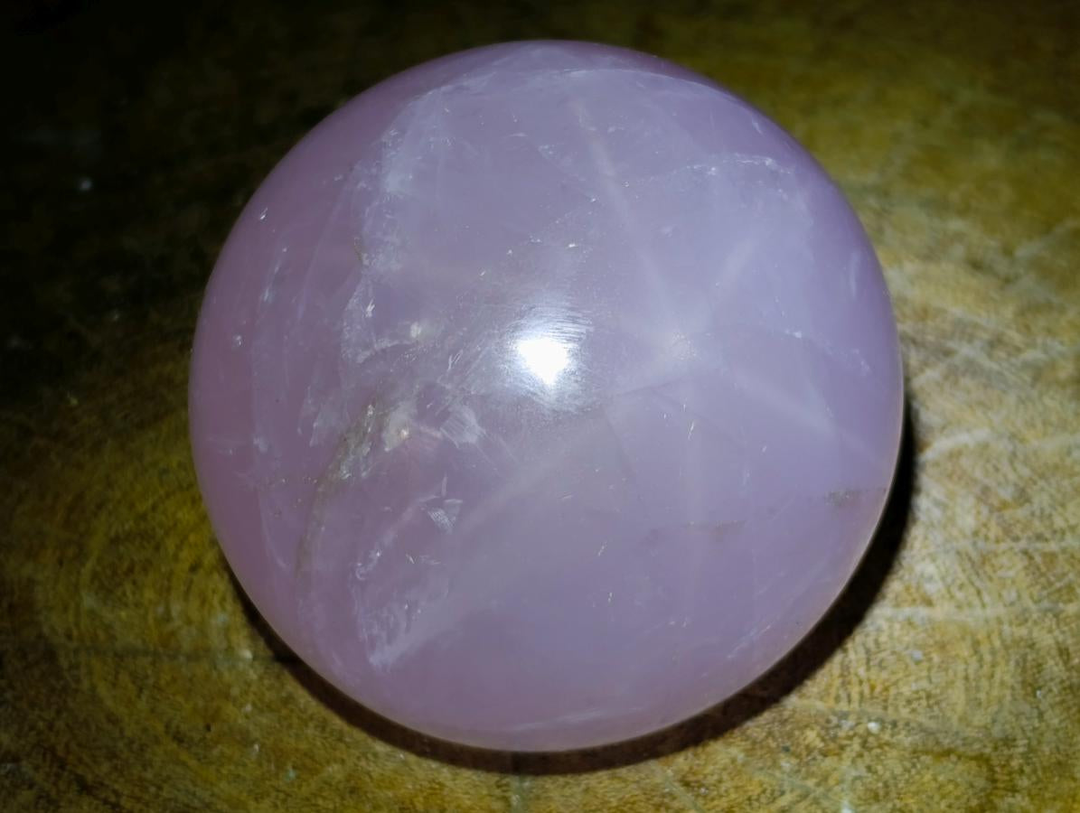 Polished Gemmy Star Rose Quartz Spheres x 3 From Madagascar