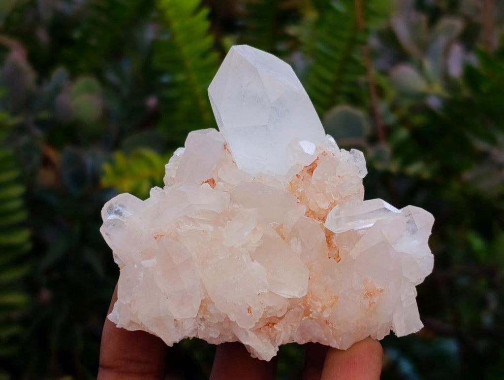 Natural Madagascar Quartz Clusters x 12 From Madagascar