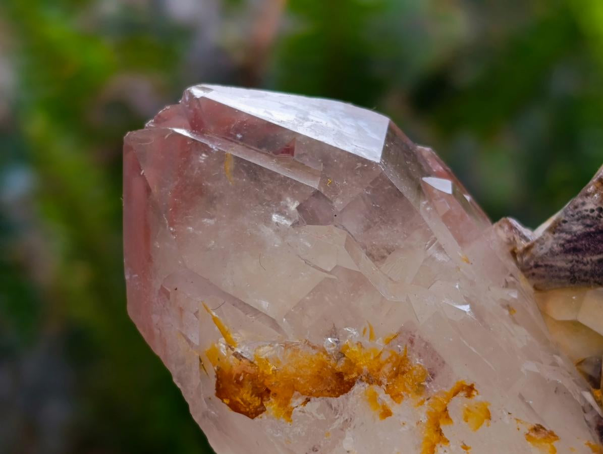 Natural Red Hematoid Quartz Clusters x 6 From Karoi, Zimbabwe