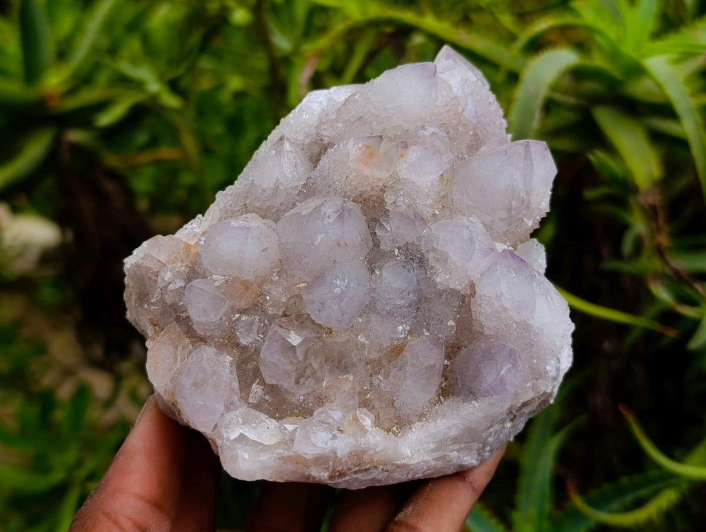 Natural Lilac Fairy Spirit Quartz Clusters x 3 From Boekenhouthoek, South Africa