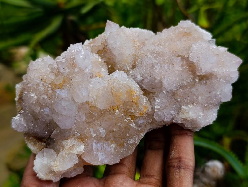 Natural Lilac Fairy Spirit Quartz Clusters x 3 From Boekenhouthoek, South Africa