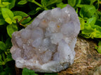 Natural Lilac Fairy Spirit Quartz Clusters x 3 From Boekenhouthoek, South Africa