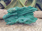 Natural Large Malachite Stalactite Cave Wall Specimen x 1 From Kolwezi, Congo