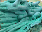 Natural Large Malachite Stalactite Cave Wall Specimen x 1 From Kolwezi, Congo