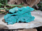 Natural Large Malachite Stalactite Cave Wall Specimen x 1 From Kolwezi, Congo