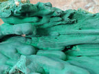 Natural Large Malachite Stalactite Cave Wall Specimen x 1 From Kolwezi, Congo