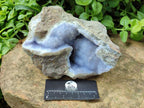 Natural Large Blue Lace Agate Geode Specimen x 1 From Nsanje, Malawi