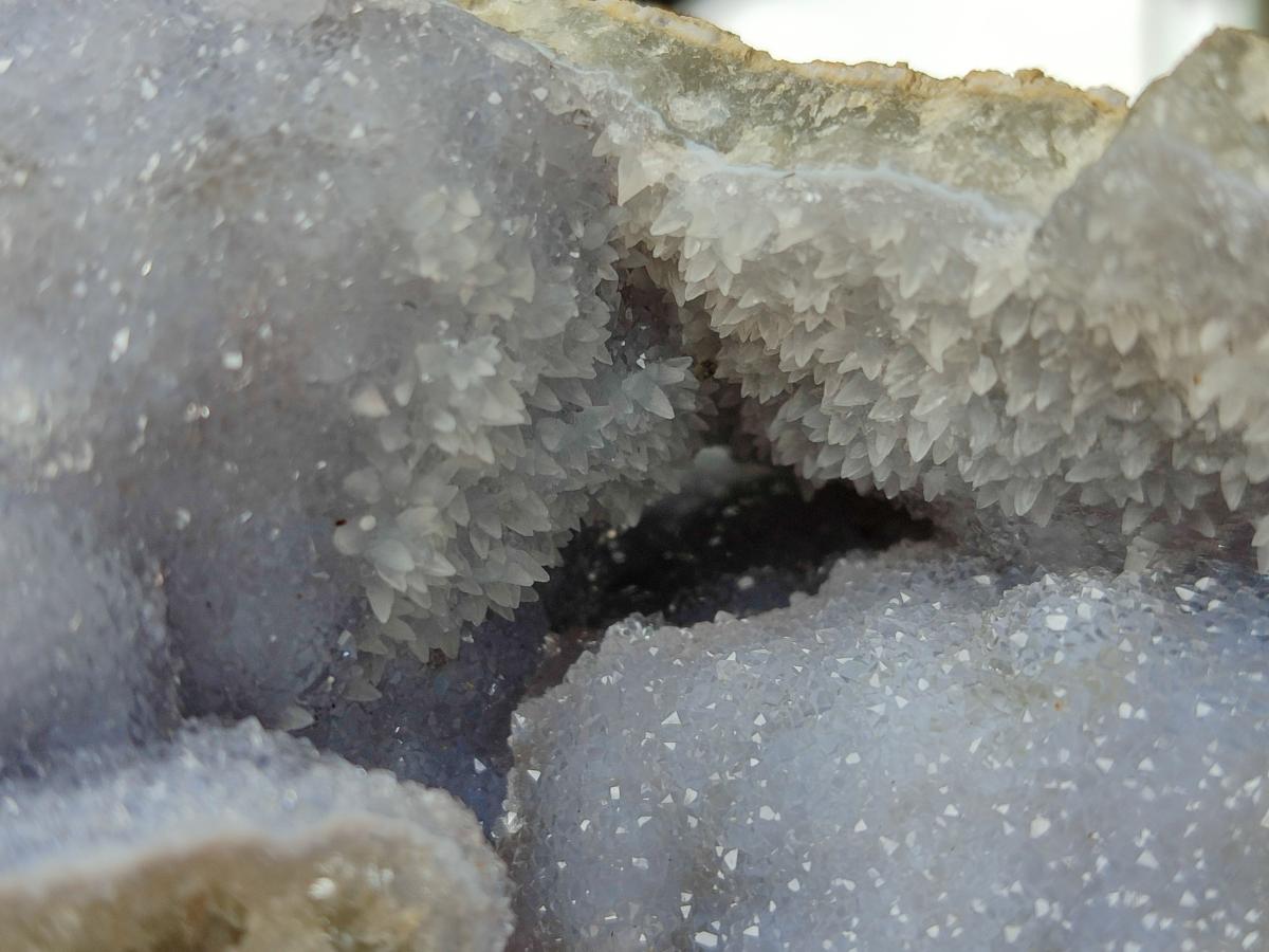 Natural Large Blue Lace Agate Geode Specimen x 1 From Nsanje, Malawi