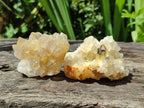 Natural Limonite Quartz Clusters x 24 From Solwezi, Zambia