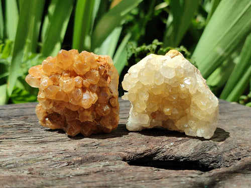 Natural Limonite Quartz Clusters x 24 From Solwezi, Zambia