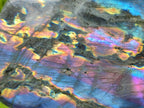 Polished Rare Purple Sunset Flash Labradorite Standing Free Forms x 2 From Madagascar