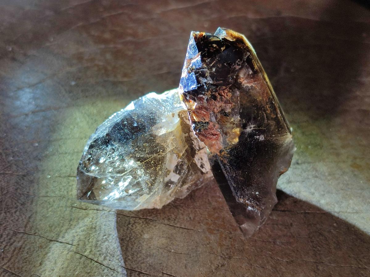 Natural Smokey Quartz Crystals x 12 From Zomba Plateau, Malawi