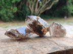 Natural Smokey Quartz Crystals x 12 From Zomba Plateau, Malawi