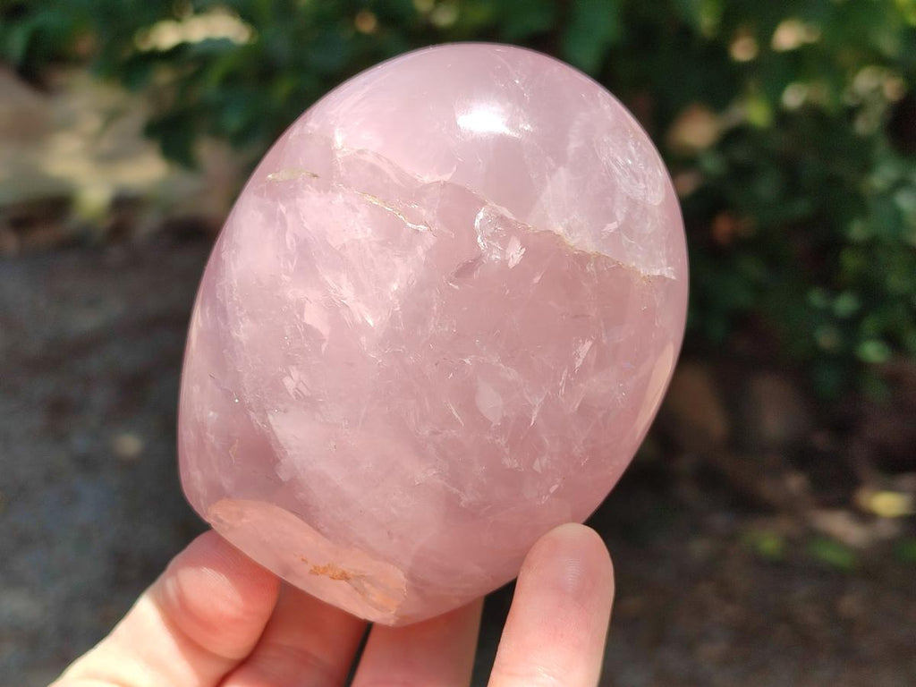 Polished Gemmy Star Rose Quartz Standing Free Forms x 4 From Madagascar