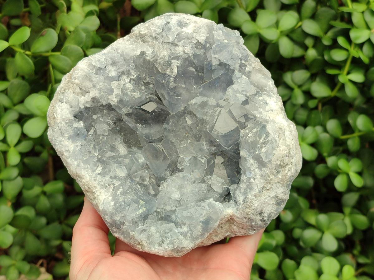 Natural Large Blue Celestite Cluster Specimen x 1 From Sakoany, Madagascar