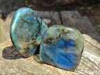 Polished Labradorite Standing Free Forms x 6 From Madagascar