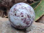 Polished Rubellite Pink Tourmaline Spheres x 3 From Ambatondrazaka, Madagascar