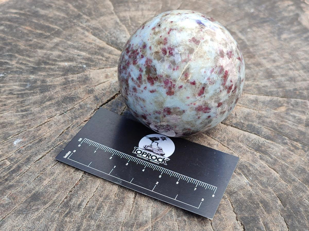 Polished Rubellite Pink Tourmaline Spheres x 3 From Ambatondrazaka, Madagascar