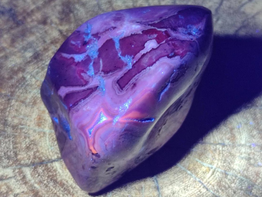 Polished Cobaltion Calcite in Dolomite Free Forms x 6 From Kakanda, Congo