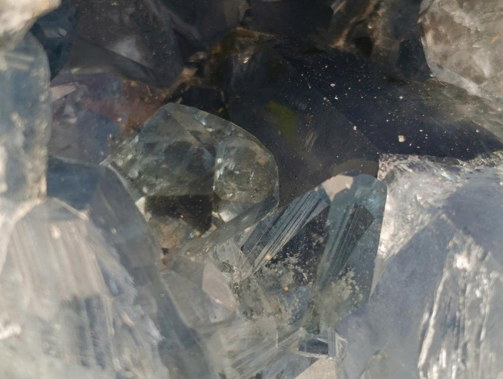 Natural Large Blue Celestite Geode Specimen x 1 From Sakoany, Madagascar