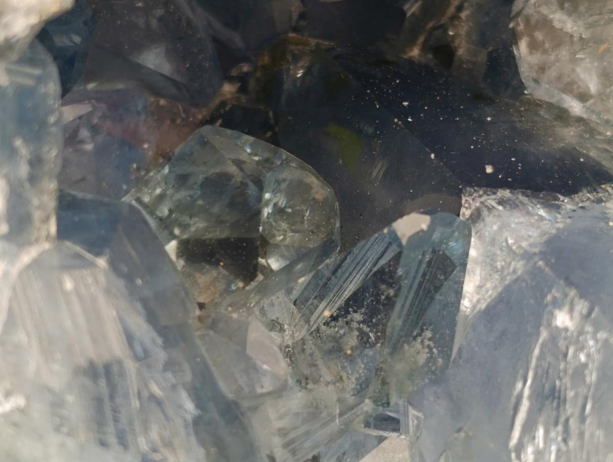 Natural Large Blue Celestite Geode Specimen x 1 From Sakoany, Madagascar