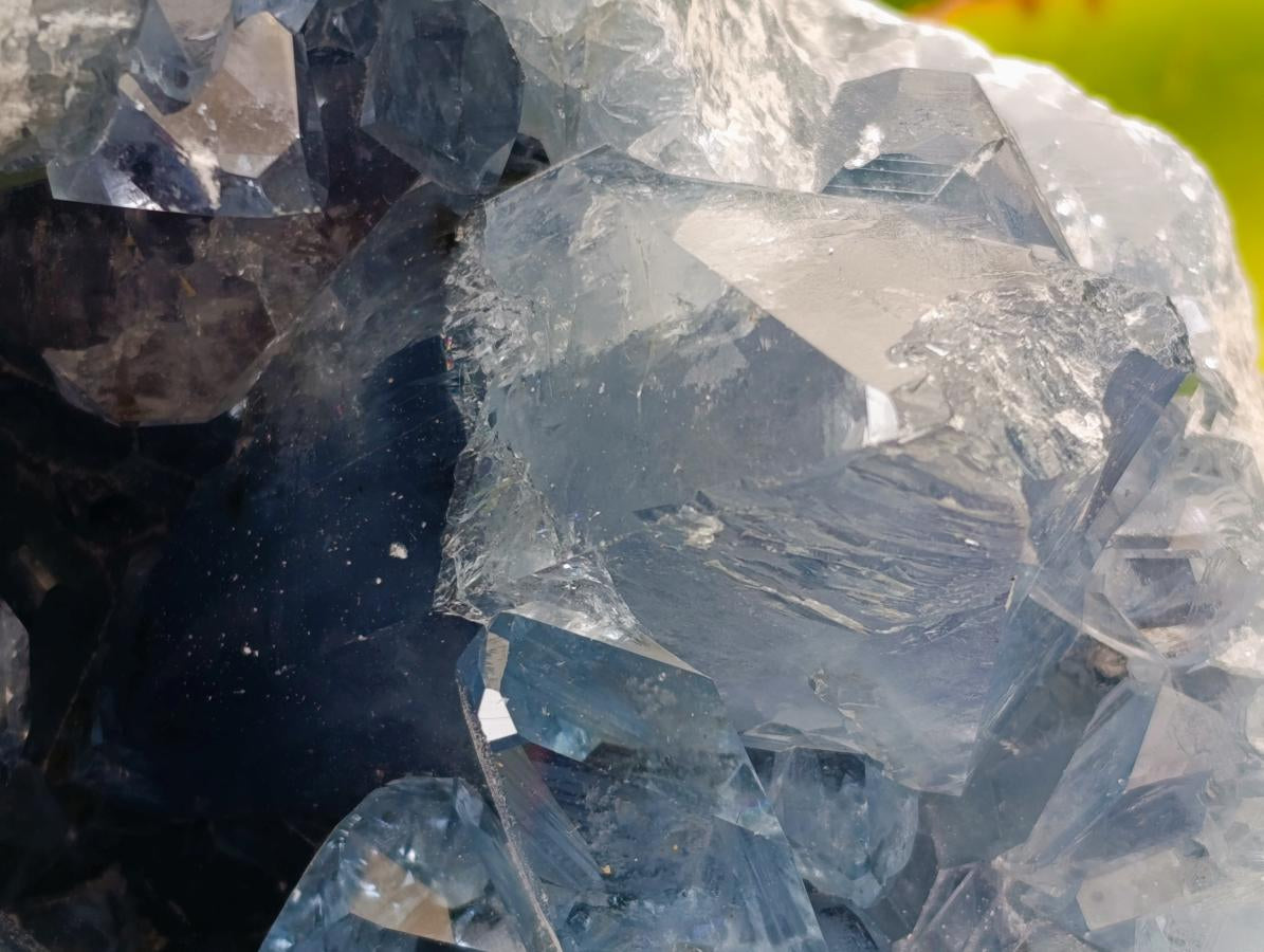 Natural Large Blue Celestite Geode Specimen x 1 From Sakoany, Madagascar