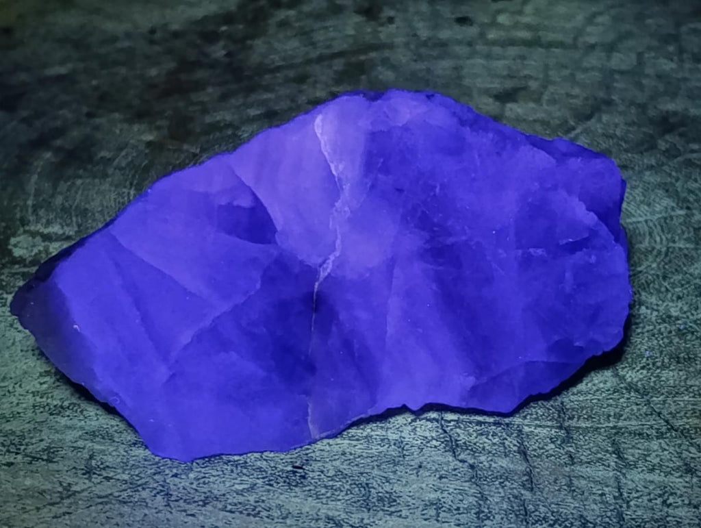 Polished On One Side Watermelon Fluorite Specimens x 6 From Uis, Namibia