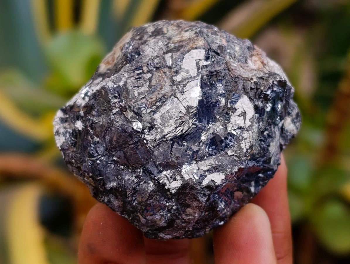 Natural Bright Silver Lead Galena Cobbed Specimens x 20 From Kaokoveld, Namibia