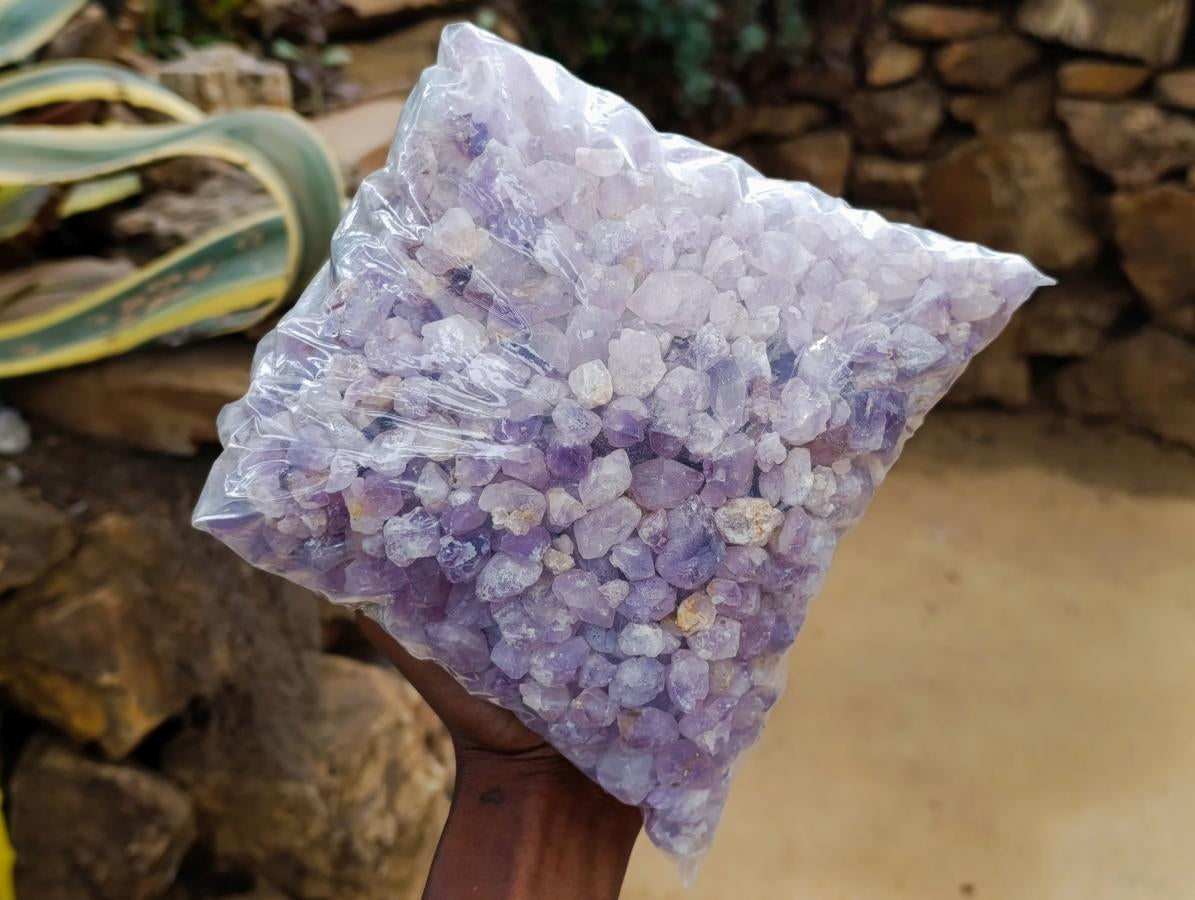 Natural Lilac Amethyst Crystals x 2.85 kg Lot From Madagascar