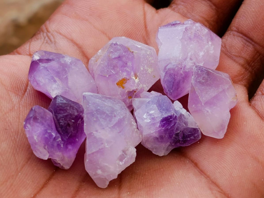 Natural Lilac Amethyst Crystals x 2.85 kg Lot From Madagascar