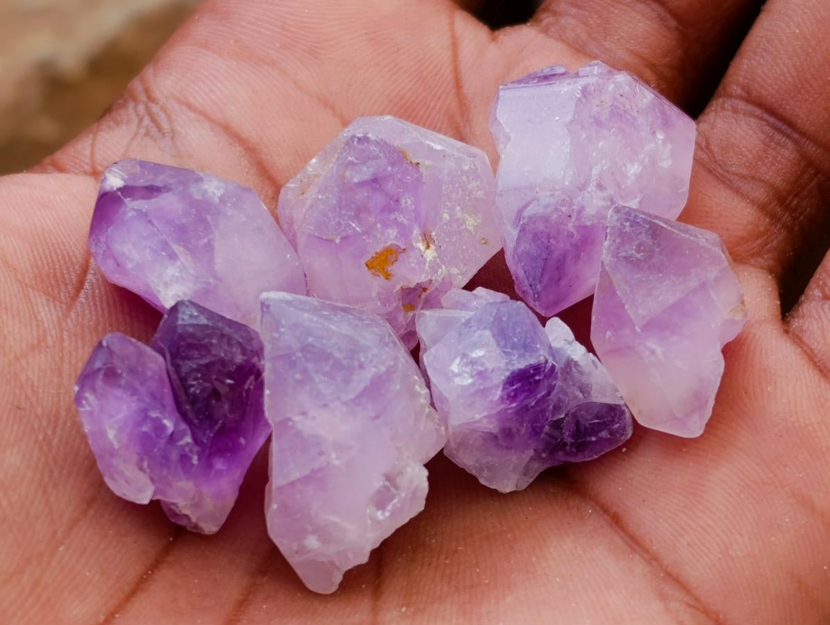 Natural Lilac Amethyst Crystals x 2.85 kg Lot From Madagascar