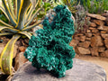 Natural XL Rare Bladed Malachite Pseudomorph Specimen x 1 From Kolwezi, Congo