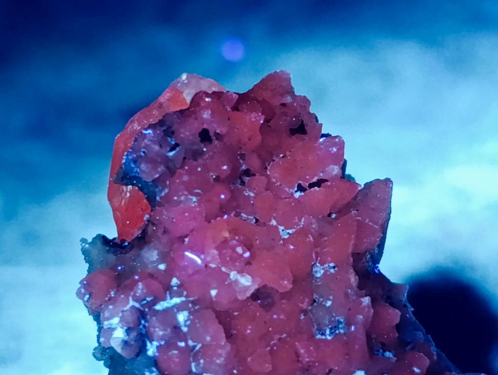 Natural Drusy Quartz Coated Spearhead Calcite Crystals x 35 From Albert's Mountain, Lesotho