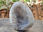 Polished Blue Celestite Egg x 1 From Sakoany, Madagascar