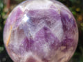Polished Large Chevron Amethyst Sphere x 1 From Madagascar