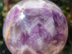 Polished Large Chevron Amethyst Sphere x 1 From Madagascar
