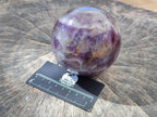 Polished Large Chevron Amethyst Sphere x 1 From Madagascar